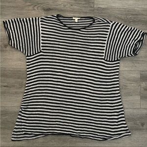 Eileen Fisher Black and White Knit Top